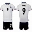 2024-2025 England team #9 KANE white blue soccer jerseys home
