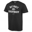 Professional customized Detroit Lions T-Shirts black-1