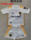 2024-2025 Los Angeles Galaxy club white kid soccer jerseys home