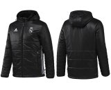 2016 Real Madrid black Training Padded Jacket