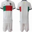 2022 World cup Portugal team white soccer jerseys away