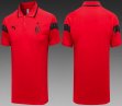 2023-2024 AC Milan Club red polo soccer shirts C995