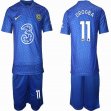 2021-2022 Chelsea club #11 DROGBA blue soccer jerseys home