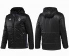 2016 Real Madrid black Training Padded Jacket