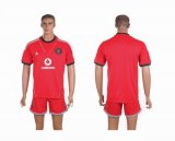 2013-2014 Orlando Pirates club red jersey away