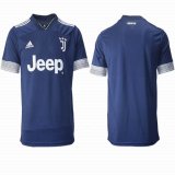 2020-2021 Juventus club thailand version blue soccer jerseys away