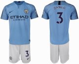 2018-2019 New York City club #3 DANILO skyblue soccer jerseys home