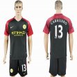 2016-2017 Manchester City Club CABALLERO #13 black soccer jersey away