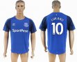 2017-2018 Everton FC thailand version #10 LUKAKU blue soccer jersey home