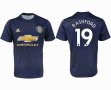 2018-2019 Manchester united thailand version #19 RASHFORD blue soccer jersey away