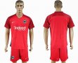 2017-2018 Eintracht Frankfurt club red soccer jersey away