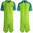 2021 Poland Team green goalkeeper soccer jersey