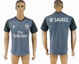 2017-2018 SL Benfica thailand version gray soccer jersey away