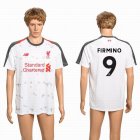 2018-2019 Liverpool club #9 FIRMINO thailand version white soccer jersey away