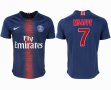 2018-2019 Paris saint germain Thailand version #7 MBAPPE blue soccer jersey home