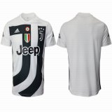 2018-2019 Juventus Thailand version White training suit soccer jersey