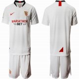 2019-2020 Sevilla FC white soccer jersey home