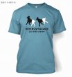 Personalized Custom skyblue mens Dadi t-shirts with HETEROZYGOATS logo