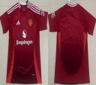 2024-2025 Manchester United club thailand version red soccer jerseys home-QQ
