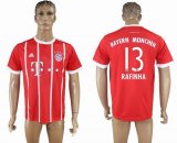 2017-2018 Bayern Munich Thailand version #13 RAFINHA red soccer uniforms home