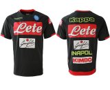 2018-2019 Napoli thailand version black soccer jersey away