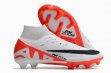2023 Nike Air Zoom Mercurial Superfly IX Elite FG white orange soccer shoes