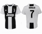 2018-2019 Juventus thailand version #7 RONALDO white soccer jerseys home