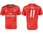 2018-2019 Real Madrid second thailand version #11 BALE red soccer jerseys away