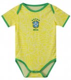 Brazil team yellow soccer baby clothes homeclothes home