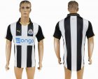 2016-2017 Newcastle United thailand version white black soccer jersey home