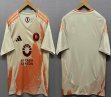 2024-2025 Roma club thailand version beige orange soccer jerseys away