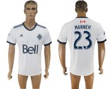 2017-2018 Vancouver Whitecaps #23 MANNEH Thailand version white soccer jersey home