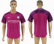 2017-2018 Manchester City thailand version purple soccer jersey away