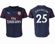 2018-2019 Arsenal thailand version #25 JENKINSON blue soccer jersey away