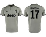 2018-2019 Juventus thailand version #17 MANDZUKIC gray soccer jersey home