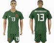 2018 World Cup Spain #13 ARRIZABALAGA Military green goalkeeper soccer jersey