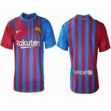 2021-2022 Barcelona club thailand version red blue soccer jerseys home