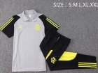 2024-2025 Flamengo club Polo light gray black soccer uniforms with long shorts C1090