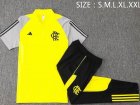 2024-2025 Flamengo club Polo yellow black soccer uniforms with long shorts C1089