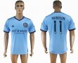 2017-2018 New York City FC thailand version HARRISON #11 skyblue soccer jersey home