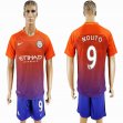 2016-2017 Manchester city club NOLITO #9 orange soccer jersey away