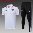 2023-2024 Sao Paulo club white black Soccer uniforms with Long Trousers -C1028