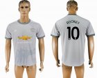 2017-2018 Manchester united #10 ROONEY thailand version gray soccer jersey away