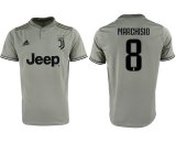 2018-2019 Juventus thailand version #8 MARCHISIO gray soccer jersey home