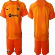 2022-2023 Barcelona orange goalkeeper soccer jerseys