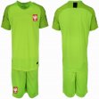 2021 Poland Team green goalkeeper soccer jersey 01