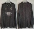 2024-2025 Real Madrid club thailand version gray long sleeves soccer jerseys away