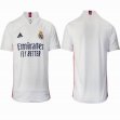 2020-2021 Real Madrid Thailand version white soccer uniforms home