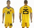 2018 World Cup Spain #25 REINA Yellow goalkeeper soccer jersey