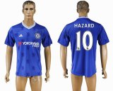 2016-2017 Chelsea FC thailand version HAZARD #10 blue soccer jersey home